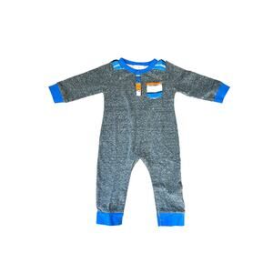 Miki Miette Boys Long Sleeve Romper 9M